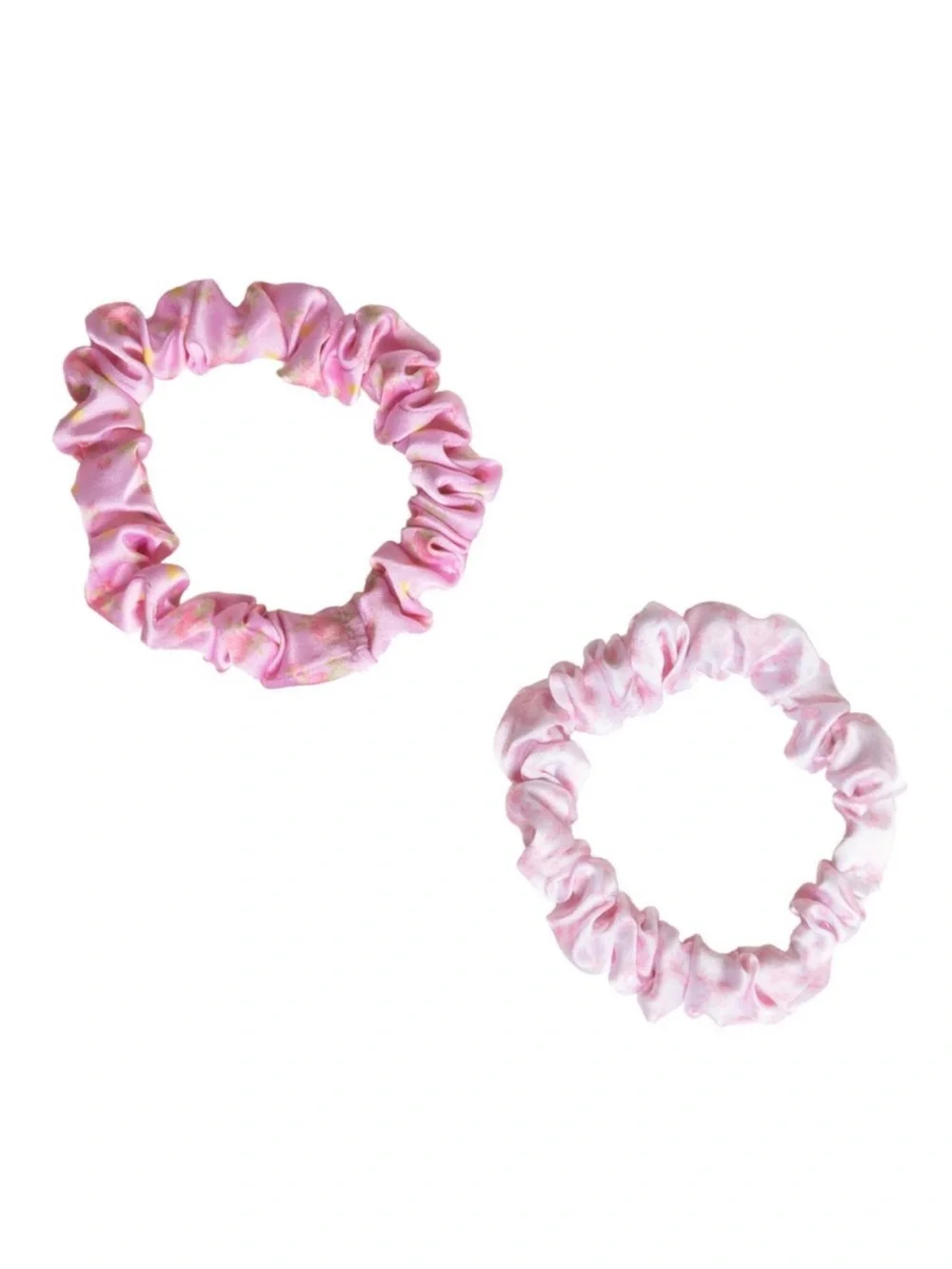 LoveShackFancy x Target Goody Ikat Rose Coquette Bows Skinny Satin Scrunchie 5CT
